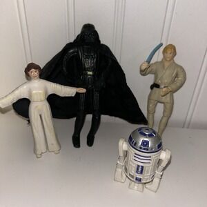 Star Wars Vintage Bendems 1993 Just Toys Bend ems Loose Action Figures Lot of 4